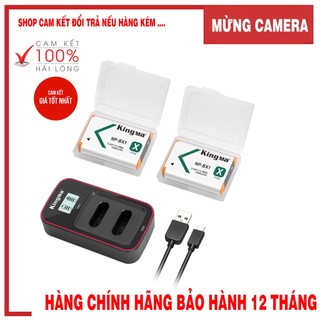 Bộ 2 pin+dock sạc kingma ver 3 cho sony np-bx1