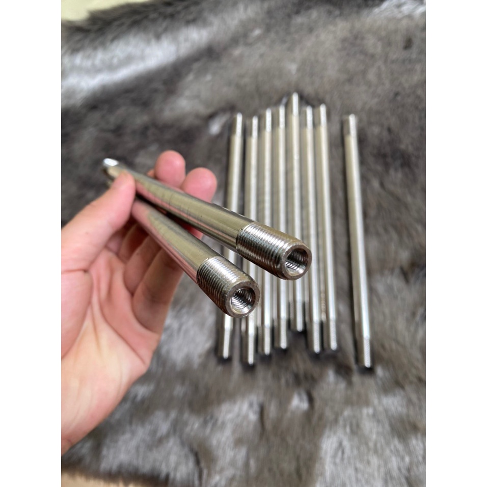 Trục Bánh Sa.la.ya Cho Dòng Xe Wave/Dream/Future - Inox304 Siêu Bóng