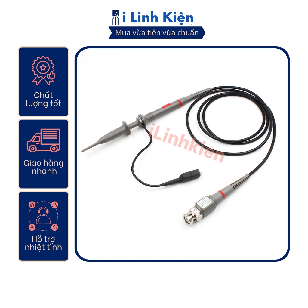 Que đo dây đo máy hiện sóng 100Mhz cao cấp chính hãng độ bền cao.