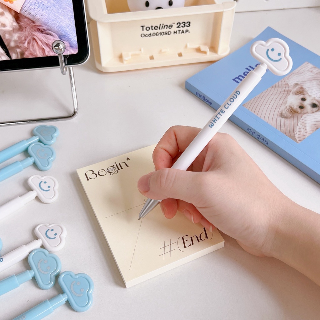 Bút Mực gel 24h Màu Đen Ngòi 0.5Mm Nhanh Khô Tiện Dụng