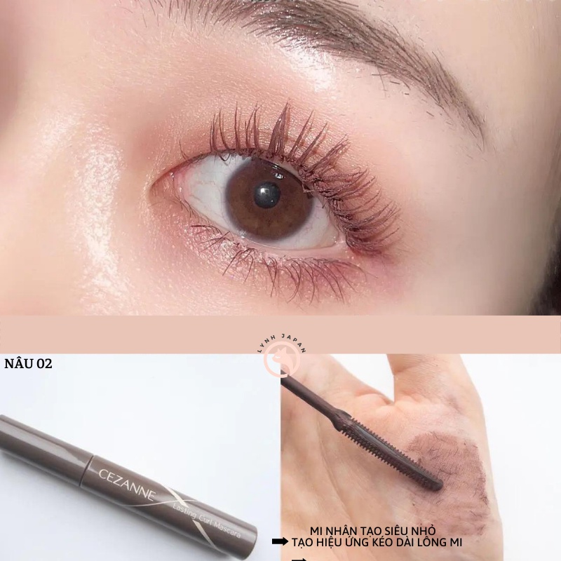 Mascara Lâu Trôi Cong Mi Cezanne Curler Nội Địa Nhật Bản
