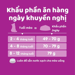 [Quà tặng không bán] Thức ăn mèo con Whiskas 450g