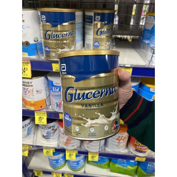 Sữa tiểu đường Glucerna Úc 850gr mẫu mới