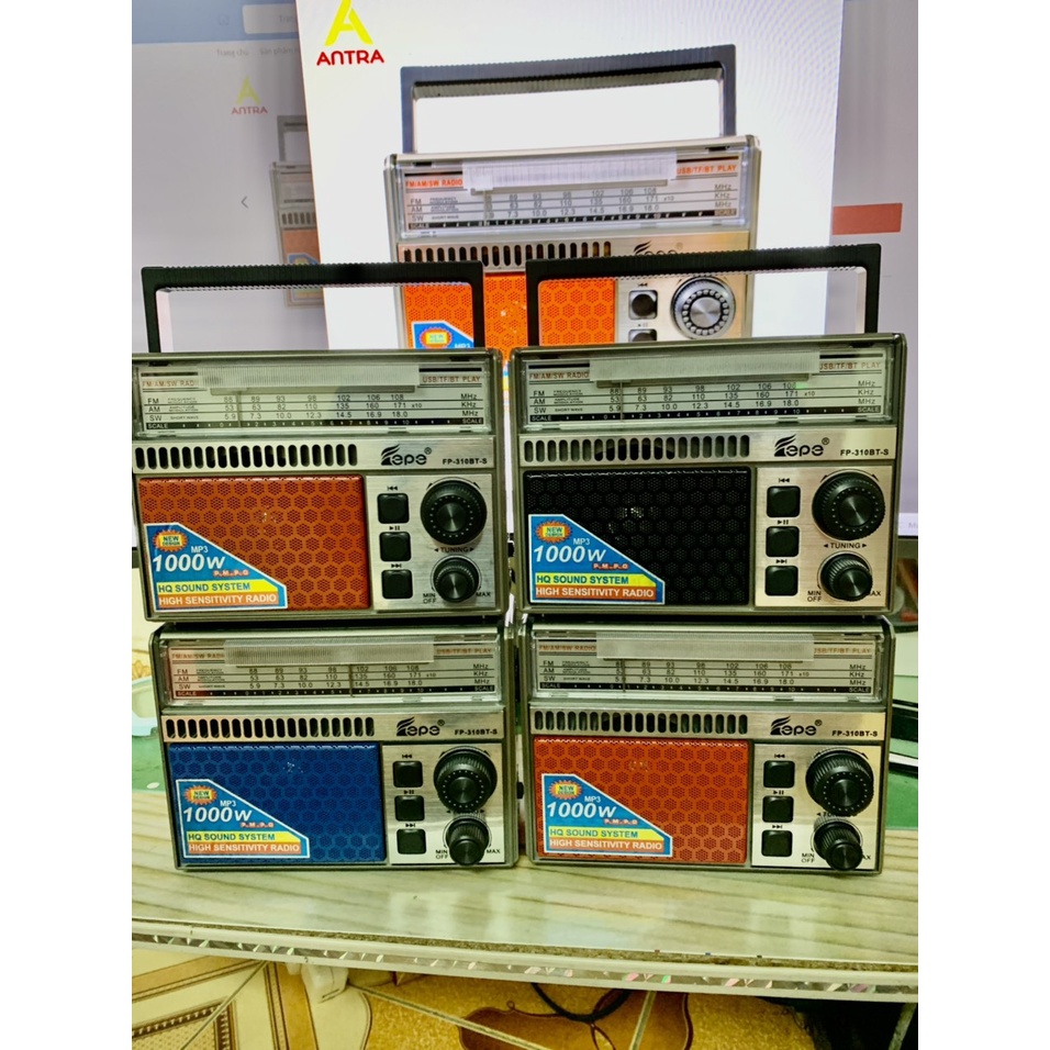 ĐÀI RADIO-310BT Jaban Đài Năng Lượng Mặt Trời mẫu mới nhất nhật bản-hàng chính hãng