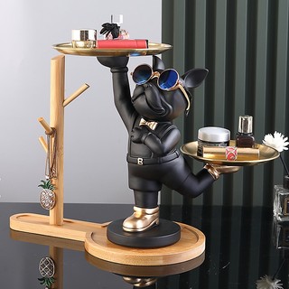 Hộp đựng chìa khóa điều khiển từ xa hình chú chó dễ thương trang trí phòng khách