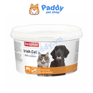 Bột tăng cân bổ sung canxi cho chó mèo beaphar irish cal 250g