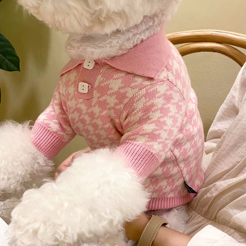 Áo Len Đan Thu Đông Cho Thú Cưng Chó Poodle Schnauzer Teddy Bichon