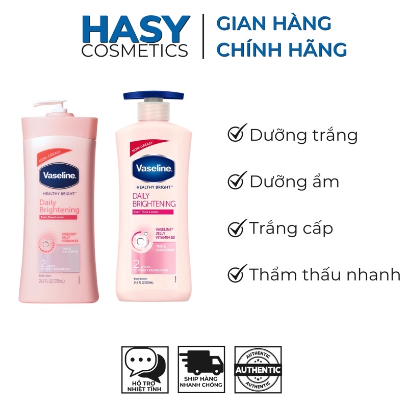 Dưỡng thể vaseline 725ml