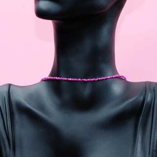 Vòng cổ Ruby hồng UPCARA