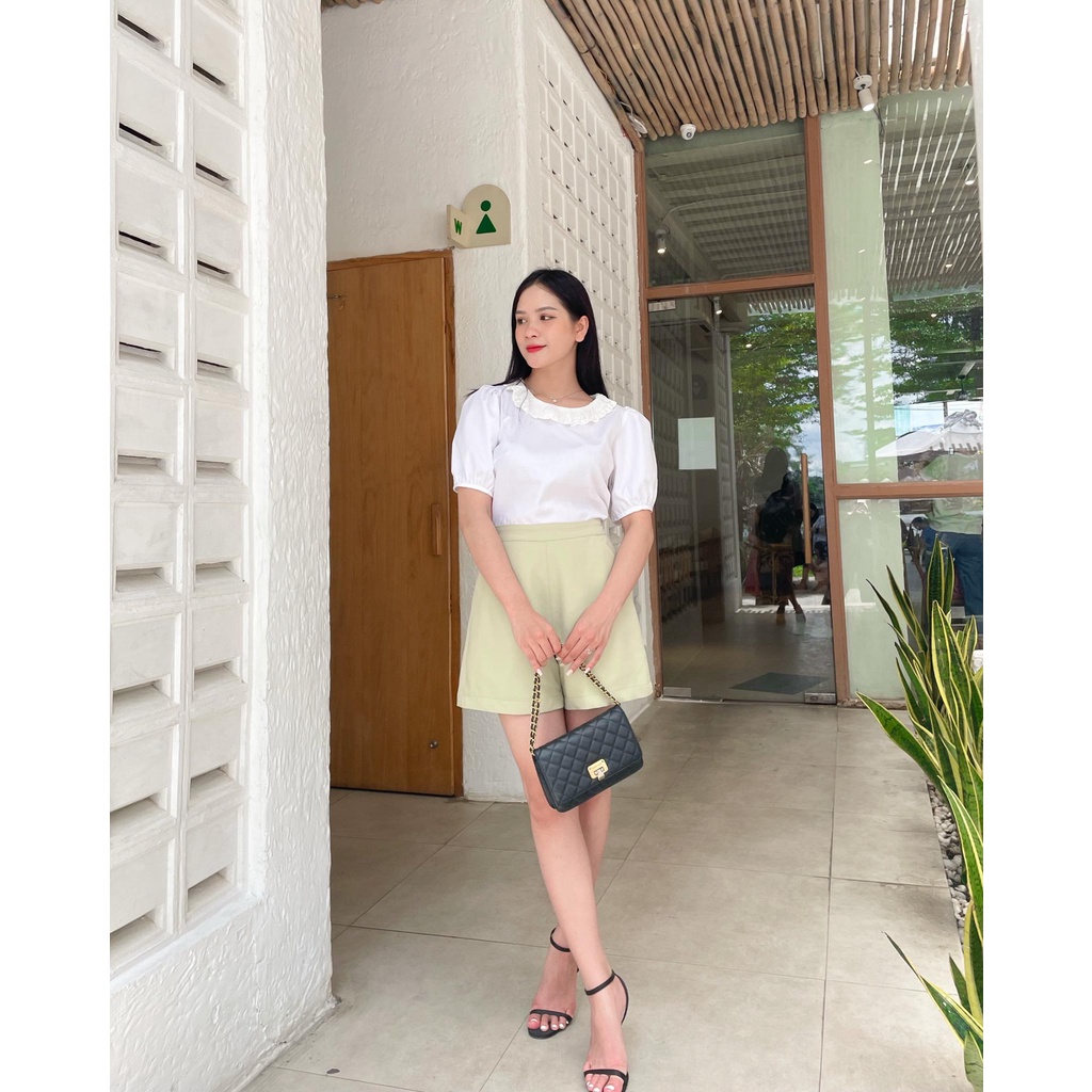 Áo sơ mi cổ bèo