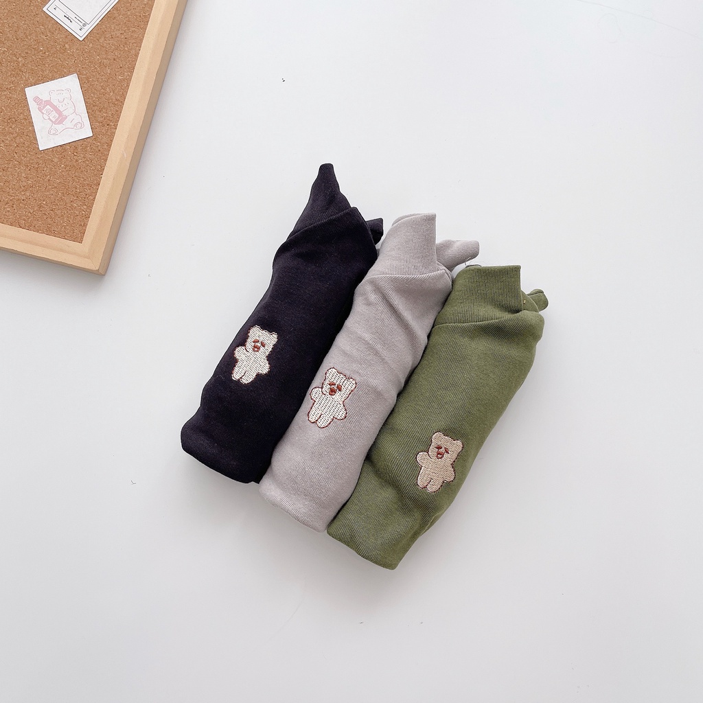 SET 3 ÁO GIỮ NHIỆT THÊU GẤU