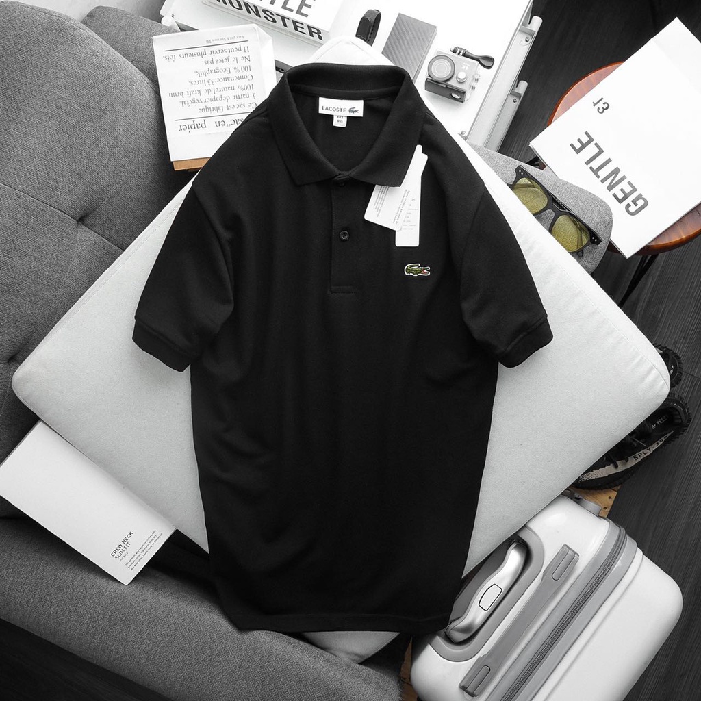 Áo Thun Polo Nam Cổ Bẻ LC Logo Thêu Cao Cấp, Chất Vải Cá Sấu Cotton Co Giãn Tốt