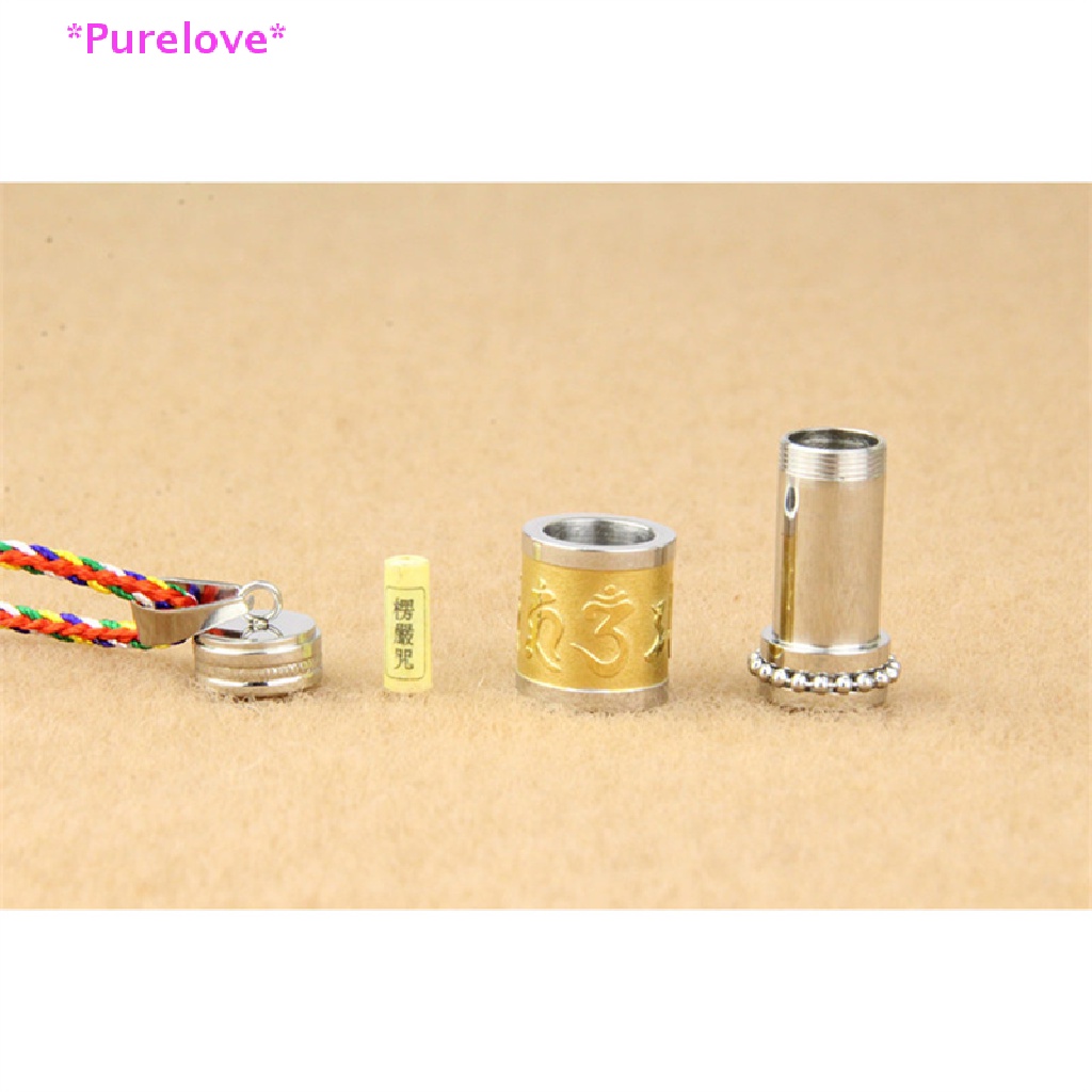 Vòng cổ Mặt Hình Bánh Xe Cầu Nguyện Bằng Thép Không Gỉ Dành Cho Nam Và Nữ Mới