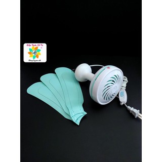 Quạt trần mini sải cánh 17cm, sải cánh 22cm