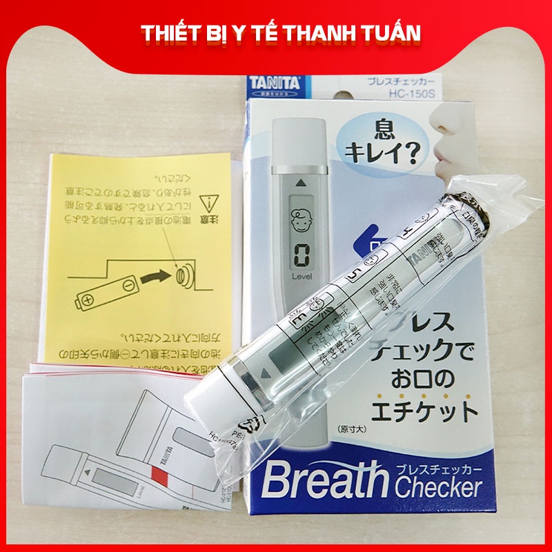 Dụng cụ đo hơi thở cá nhân Breath Checker - Tự kiểm tra mùi Hôi Miệng tại nhà