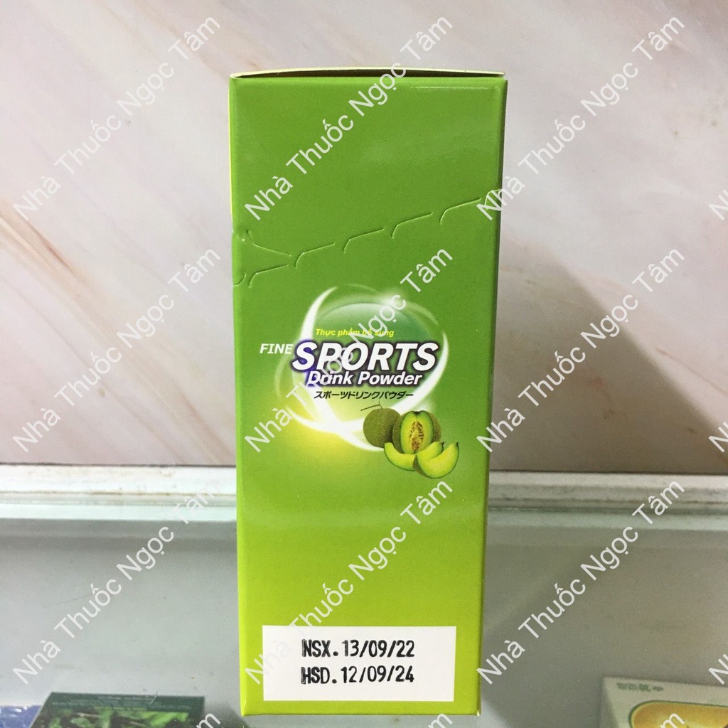 Fine Sport Drink Powder Nước Uống Bù Điện Giải Nhật vị dưa gang