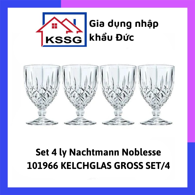 Set 4 ly Nachtmann Noblesse 101966 KELCHGLAS GROSS SET/4