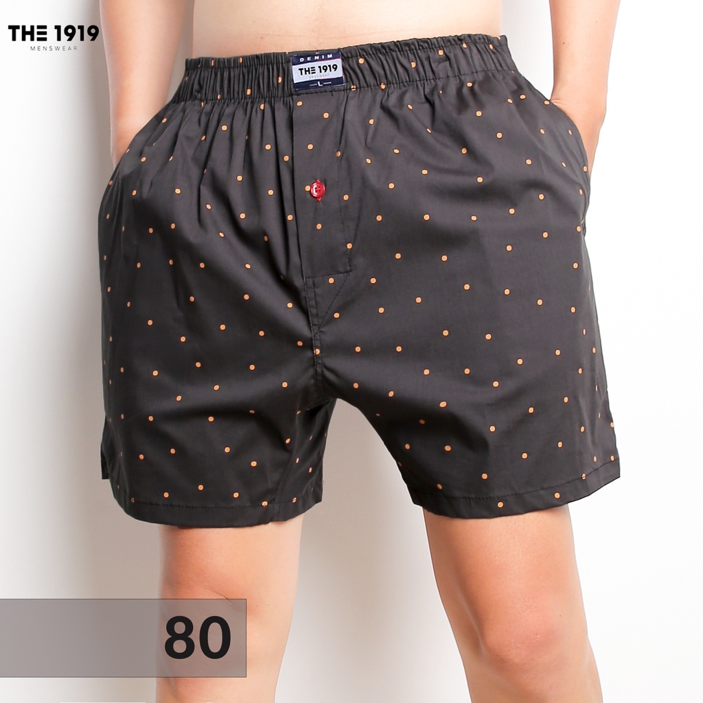 Quần đùi nam mặc nhà chất cotton 1919 Quần ngủ nam CT03