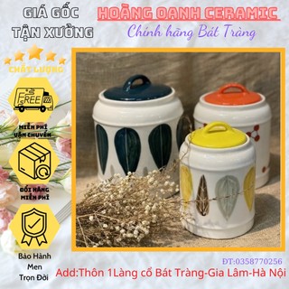 Vại muối dưa, hũ muối dưa cà, hũ đựng muối, đường sứ Bát Tràng