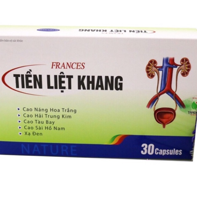 tiền liệt khang frances (nam giới u xơ tiền liệt tuyến (phì đại lành tính tiền liệt tuyến) hạn chế tiểu rắt, tiểu són...