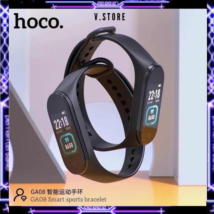 💎Đồng Hồ Thể Thao HOCO GA08💎 Smart Band, Vòng Đeo Tay Thông Minh  Chống Nước IP67,Kết Nối Bluetooth, Bảo Hanh 6T