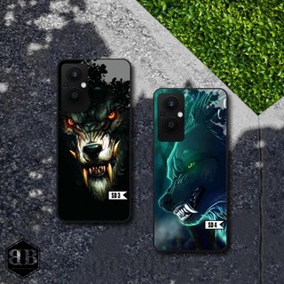 Ốp lưng kính cường lực Oppo Reno 8Z 5G ( Reno8 Z ) ( Reno8Z ) sói đêm