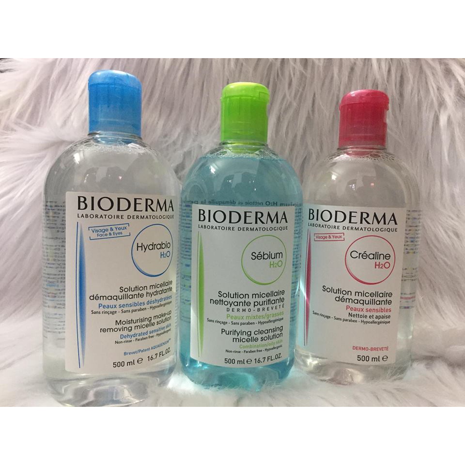 Tẩy trang Bioderma  full size 500ml chuẩn hàng nội địa Pháp