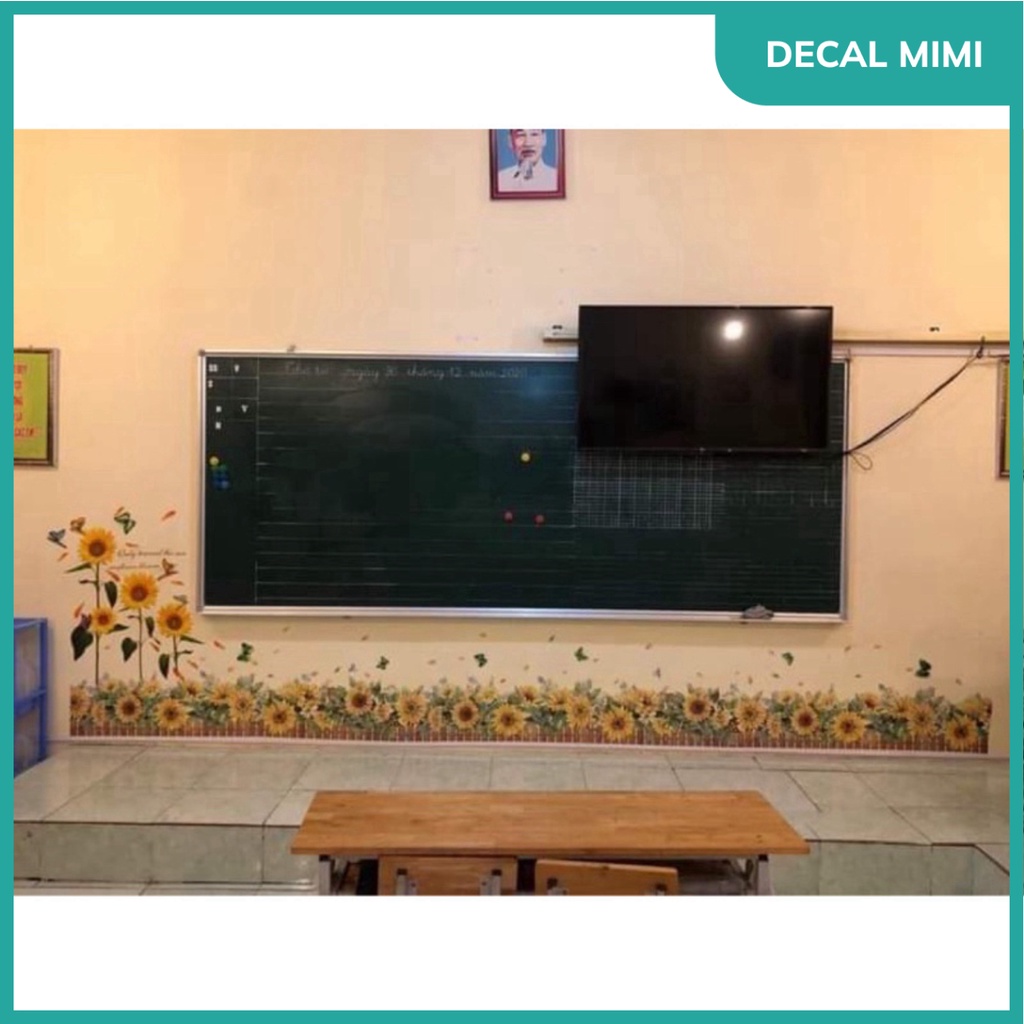 Decal dán chân tường nhiều hình