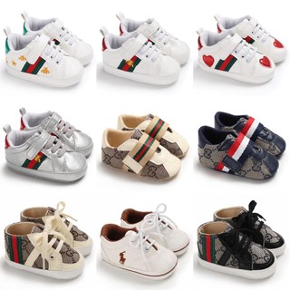 Giày sneaker da pu đế mềm cho bé sơ sinh