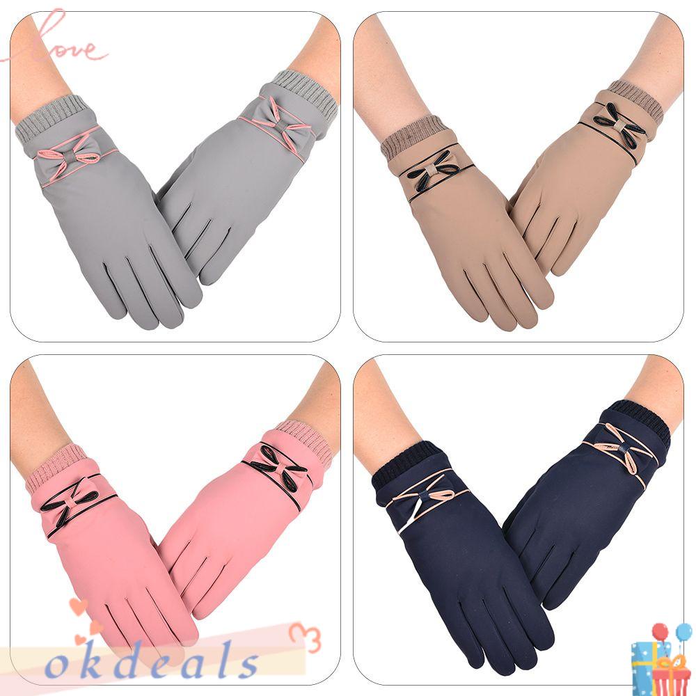 Găng Tay Lông Nhung Mềm Mại Thân Thiện Với Da Chống Thấm Nước Cho