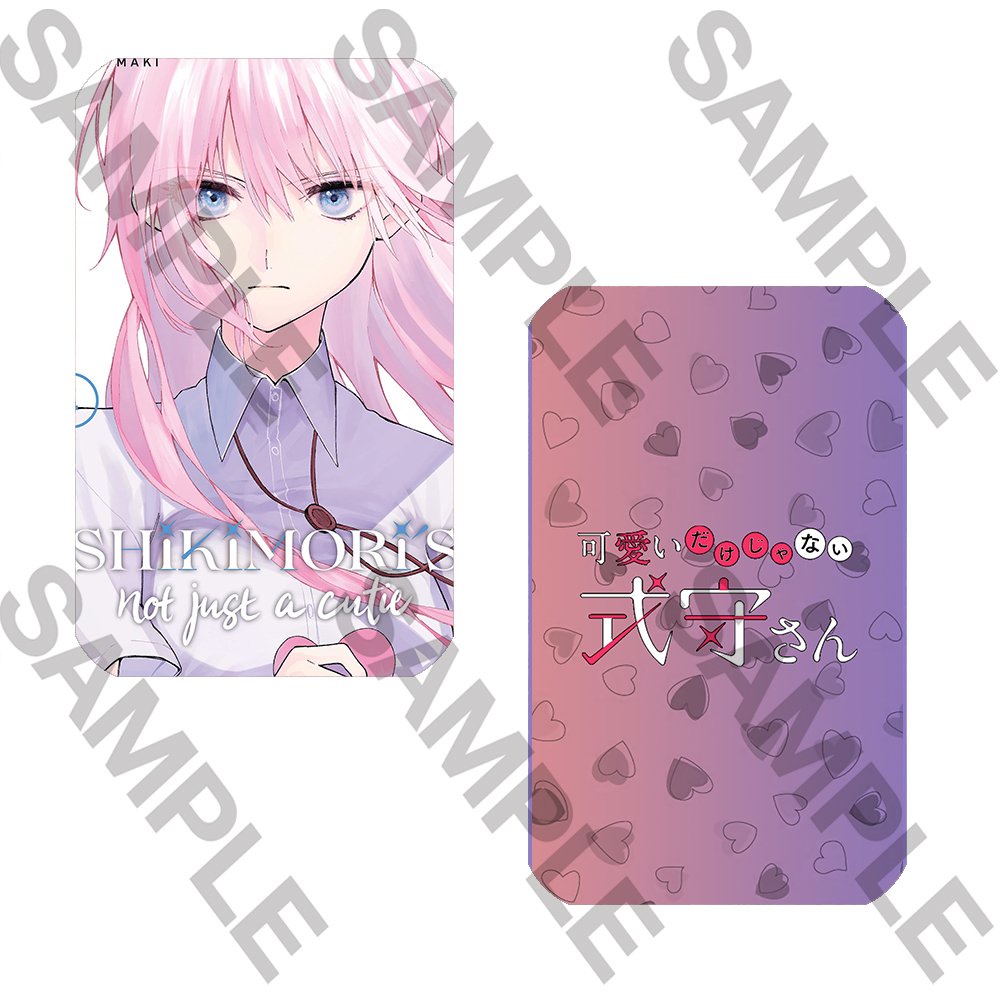Ảnh card bo góc in hình SHIKIMORI-SAN CỦA TÔI KHÔNG CHỈ DỄ THƯƠNG thẻ bo viền 5*8cm anime chibi
