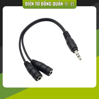 Cáp chia cổng jack 3.5mm ra loa và tai nghe