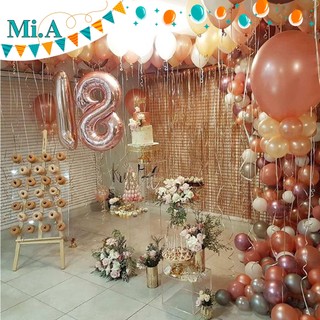 BÓNG SỐ SIZE ĐẠI 40" = 100cm _ MÀU ROSE GOLD