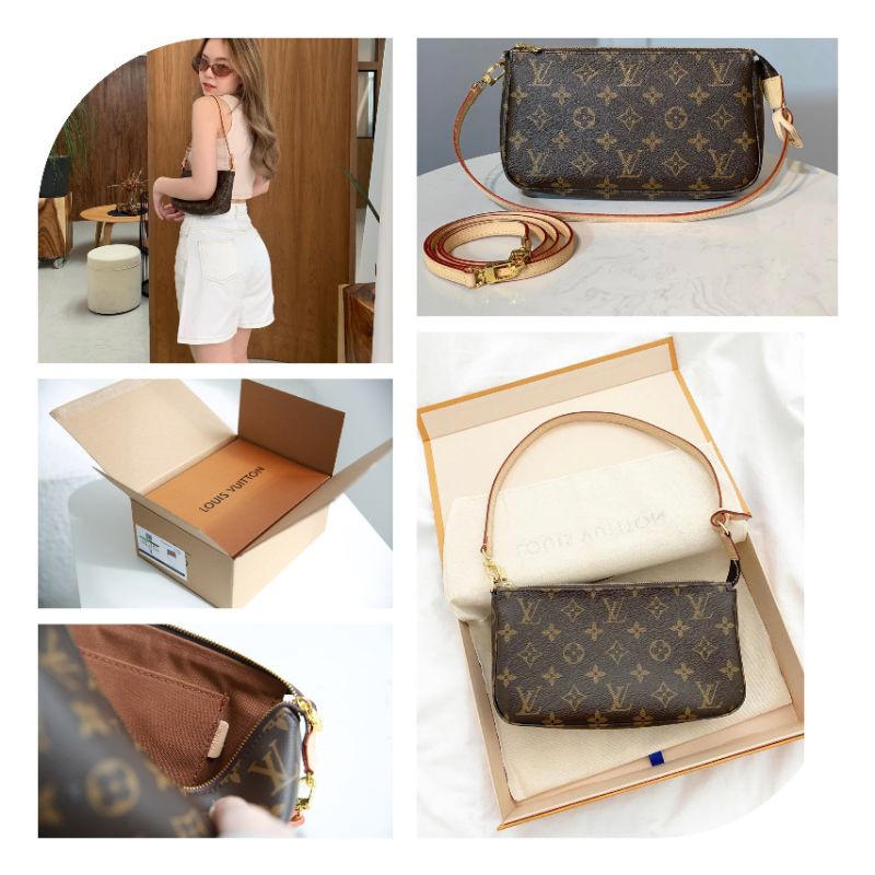 Túi xách nữ LV POC..sz23x13cm da thật 100% quai ngả mầu kèm 2 quai đeo vai+ đeo dài fullbox vip 2.lớp cực xịn