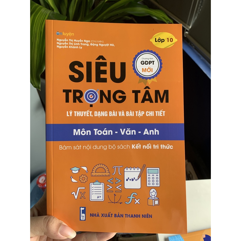 Lớp 10(bộ Kết nối) Combo 2 sách Siêu trọng tâm Toán-Văn_Anh và Lí-Hóa-Sinh [Nhà sách Ôn luyện]