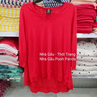 NỮ - Áo len from dài phủ mông cho người trung niên, phụ nữ lớn tuổi