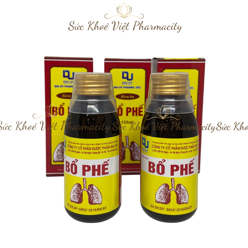 SIRO HO BỔ PHẾ 125ml - Bổ phế, hỗ trợ giảm ho