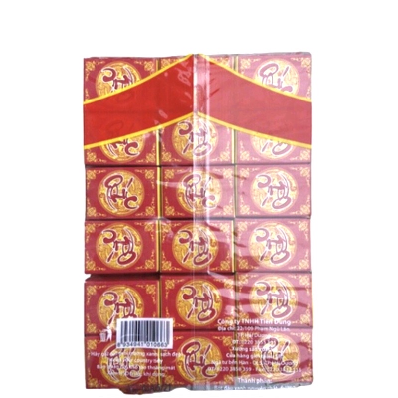 Đậu xanh Rồng Vàng Tiên Dung 1 gói 36 hộp