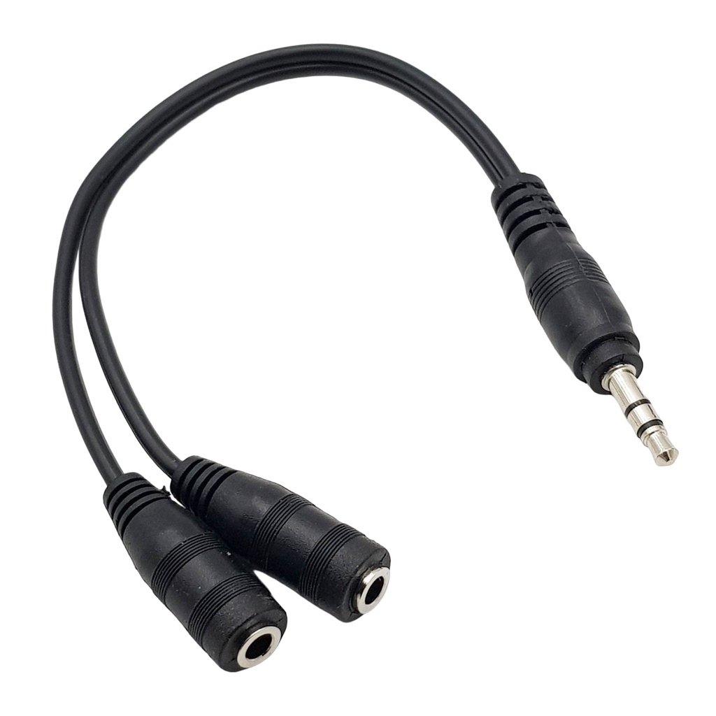 Cáp chia cổng jack 3.5mm ra loa và tai nghe