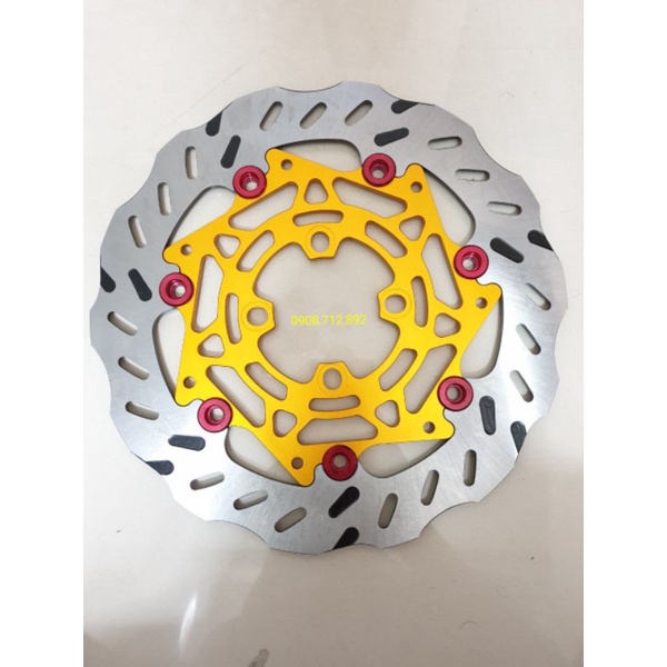 Đĩa thắng lòng nhôm 260mm 4 lỗ và 5 lỗ gắn vario _click_ yamaha và honda
