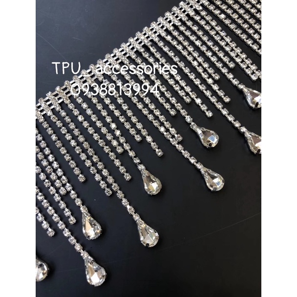 Dây xoàn trang trí , dây đá kết , giọt tua rua, giọt nước