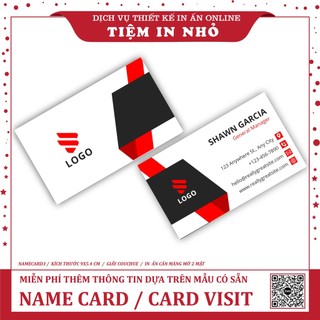 Combo 5 hộp card visit / 1 mẫu ( hộp 100 cái x 5 = 500cái )