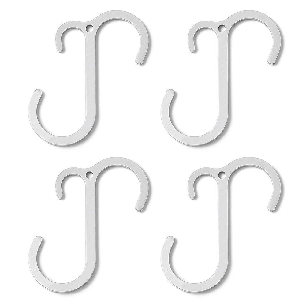 Móc Treo Nồi Bằng Thép Không Gỉ Gọn Nhẹ Hình Chữ S Tiện Dụng Mang Theo Cắm Trại