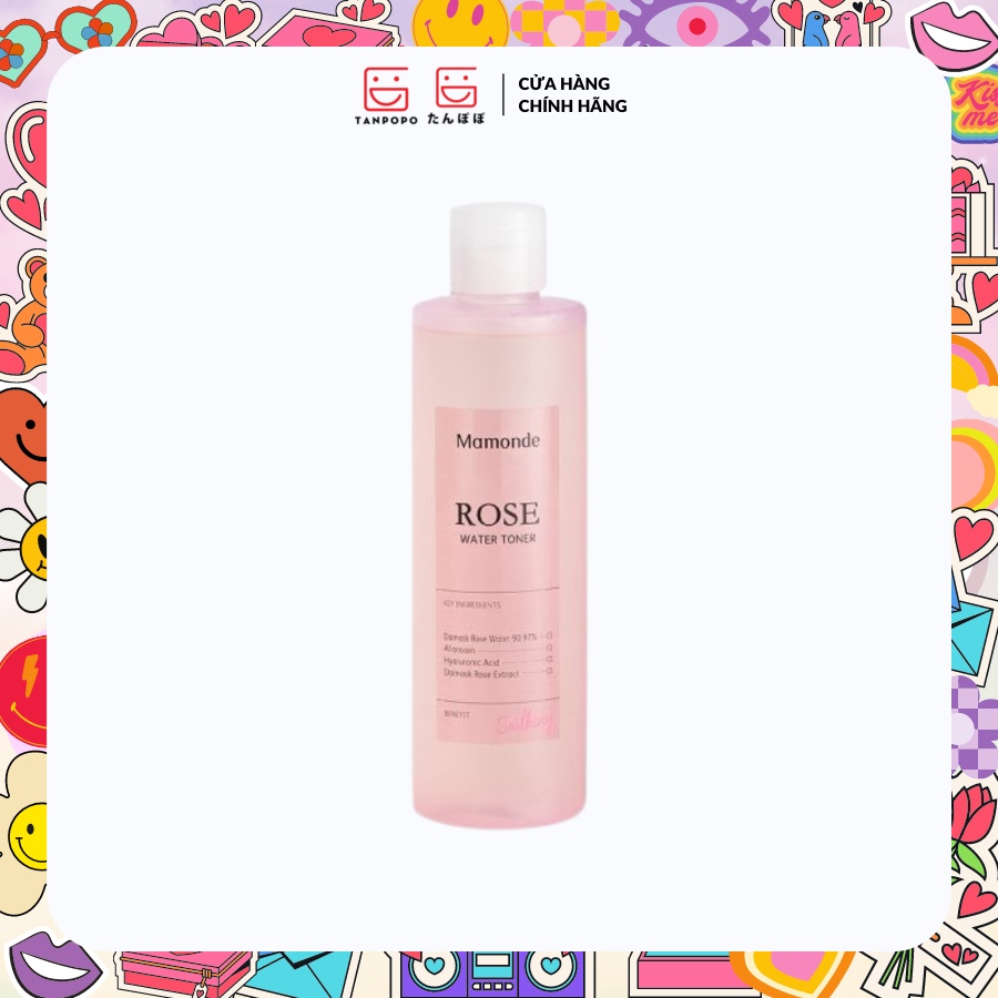 Nước Hoa Hồng Mamonde Rose Water Toner 250ml