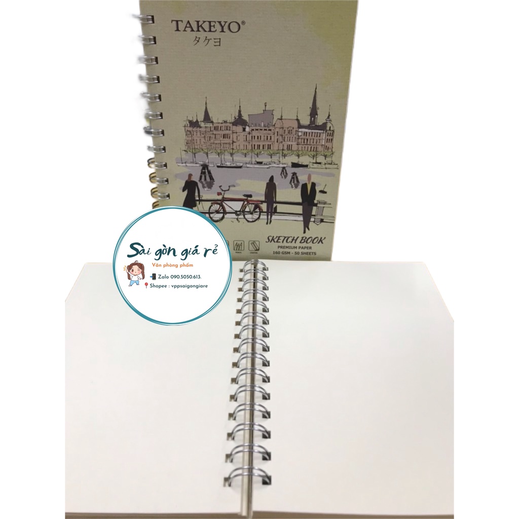 🔹Sổ Vẽ A5 Takeyo 50 Tờ - 8522