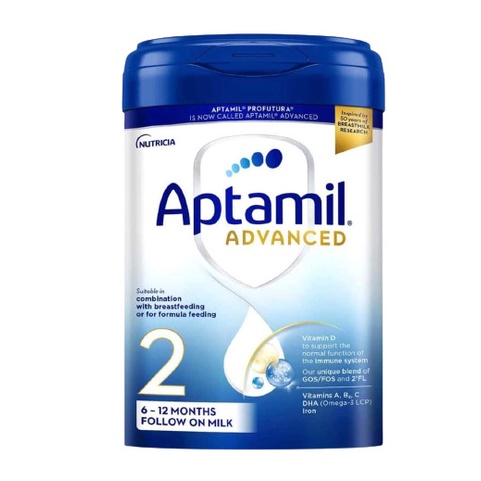 Sữa Aptamil Anh Số 2 (Aptamil Profutura mẫu mới) lon 800g - Sản Phẩm Nhập Khẩu Chính Ngạch