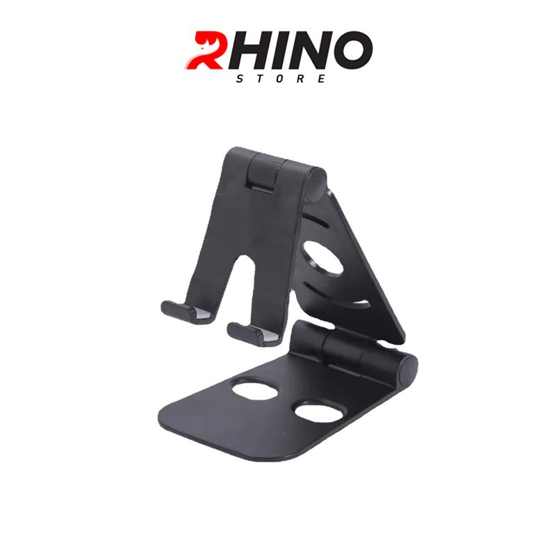 Giá đỡ, kệ đỡ điện thoại, máy tình bảng Rhino KP901 để bàn bằng Nhựa Mini Tiện lợi có thể gấp gọn