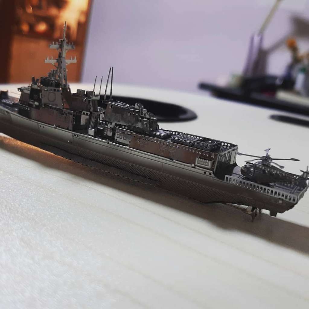 Mô Hình Kim Loại Lắp Ráp 3D Metal Mosaic Burke Class Destroyer [chưa ráp]