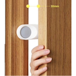 Dụng cụ chặn cửa Fasola ABS cao cấp dán cố định màu trắng xoay 180 độ chống kẹt tay, an toàn cho bé, giảm tiếng ồn