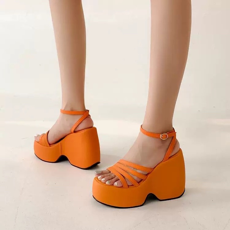 Sandal đế cao trendy cao 12,5cm